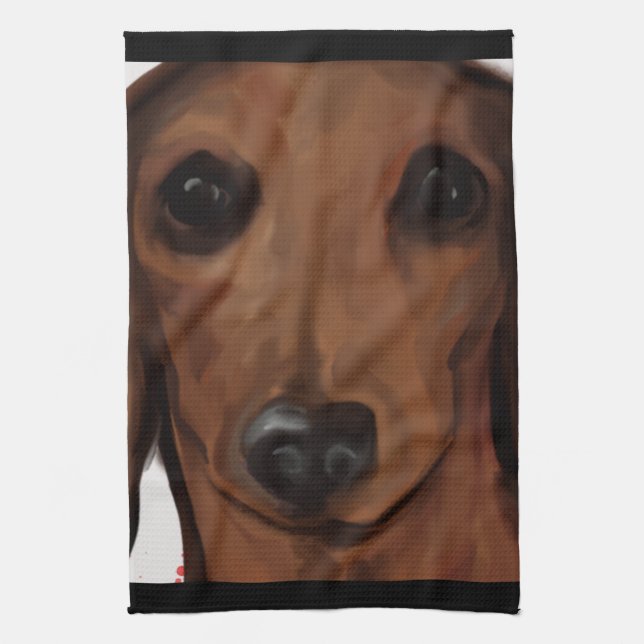 PAÑO DE COCINA DACHSHUND (Vertical)