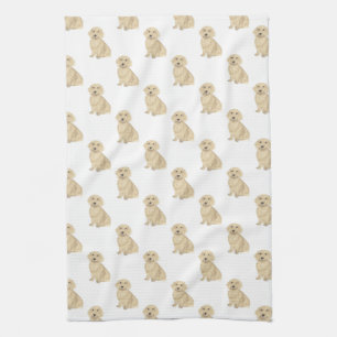 Paño De Cocina Dachshund (Haired Larga, Cream Fawn Tan)