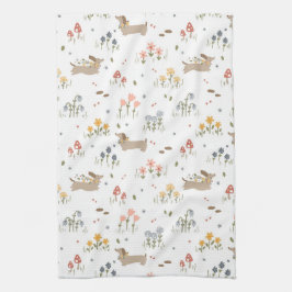 Paño De Cocina Dachshund Lover Weiner Dog Sausage Dog Wildflower