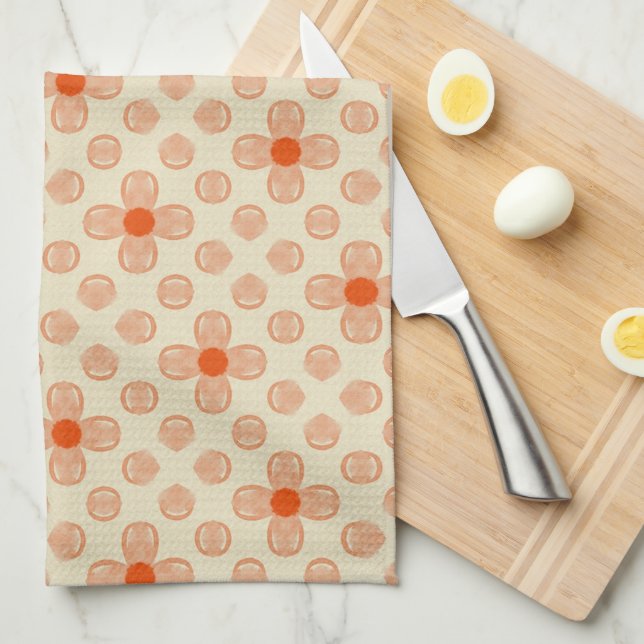 Paño De Cocina Dainty Dot Florals (Doblado Cuarto)