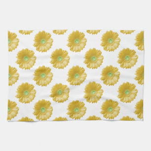 Paño De Cocina Daisy gerbera amarilla