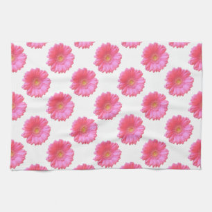 Paño De Cocina Daisy gerbera rosada