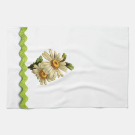 Paño De Cocina Daisy verde pálido