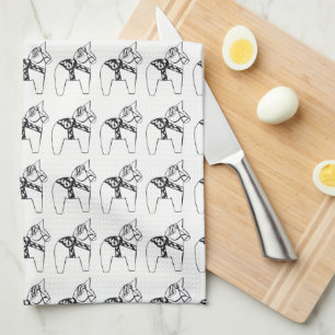 Paño De Cocina Dala Horse Kitchen Towel