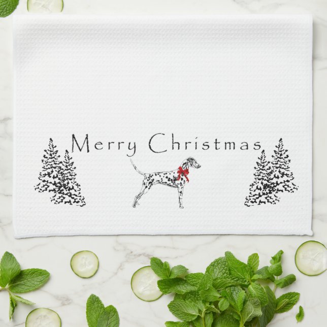 Paño De Cocina Dalmatian (Doblado)