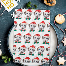 Paño De Cocina Dalmatian Dog Breed Christmas