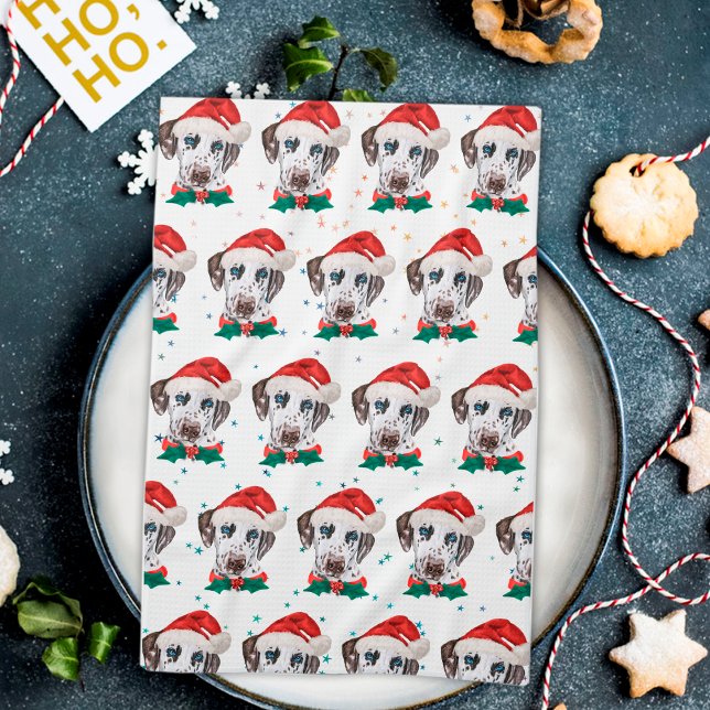 Paño De Cocina Dalmatian Dog Breed Christmas (Subido por el creador)