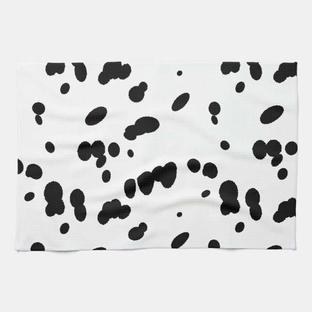 Paño De Cocina Dalmatian Spots Fun Dog Lover (Horizontal)