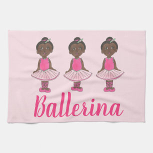 Paño De Cocina Dance Teacher Gift Ballet Rosa Tutu Ballerina