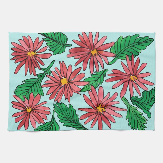 Paño De Cocina Dancing Daisies (Horizontal)
