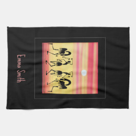 Paño De Cocina Danza de descanso de un día soleado