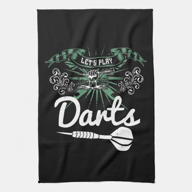 Paño De Cocina Darts - Juguemos Darts (Vertical)