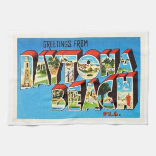 Paño De Cocina Daytona Beach Florida FL Viajes de época
