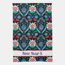 💙 de texto personalizado 🖤 hermoso patrón turco