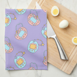Paño De Cocina De vuelta a los 90 - Colorido juguete Tamagotchi Y