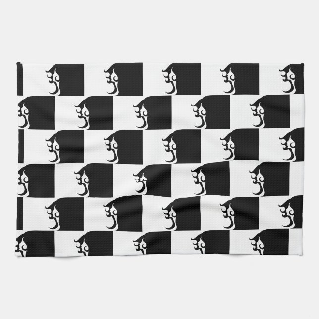 Paño De Cocina Deco Mod Woman (Horizontal)