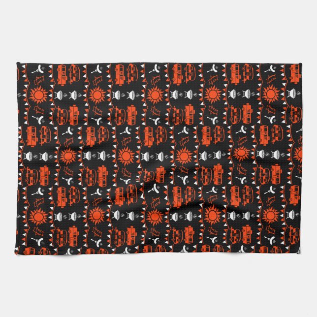 Paño De Cocina Decoración de camping de caravana (Horizontal)