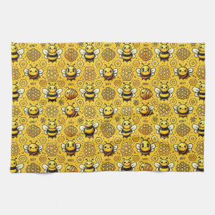 Paño De Cocina 🐝 Decoración de Cocina de Panal de Abejas Lindas