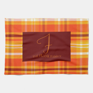 Paño De Cocina Decoración de Hogar de Cuadro de Otoño Temporada d