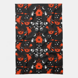 Paño De Cocina Decoración de regalo nocturno de Fiesta de Brujas