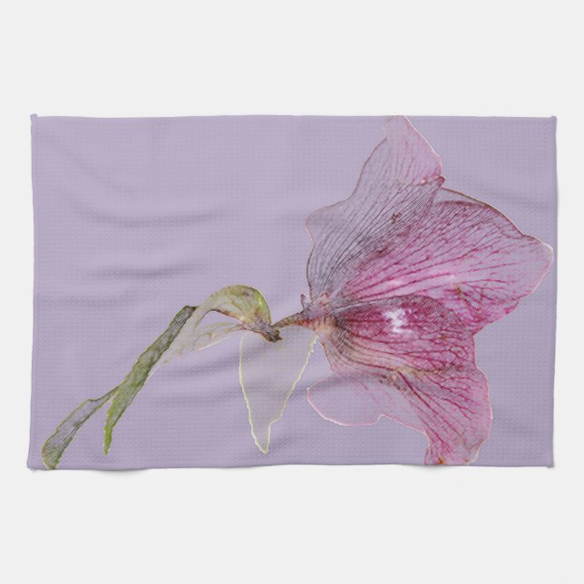 Paño De Cocina Decoración floral (Horizontal)