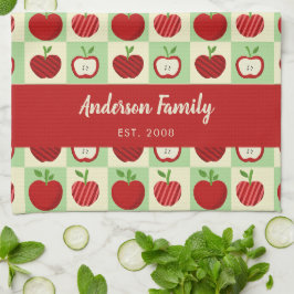 Paño De Cocina Decoración personalizada de otoño para la familia 