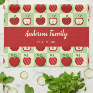 Paño De Cocina Decoración personalizada de otoño para la familia