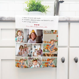 Paño De Cocina Definición de Abuela | 8 Fotos Personalizadas