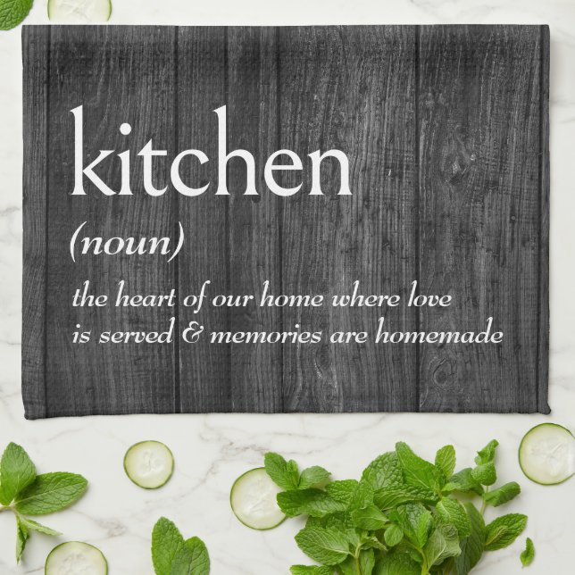 Paño De Cocina Definición de diccionario para la COCINA (Doblado)