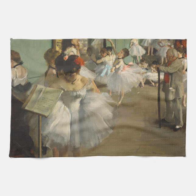 Paño De Cocina Degas Dance Class Ballet Bailarines Ballerina Art (Horizontal)