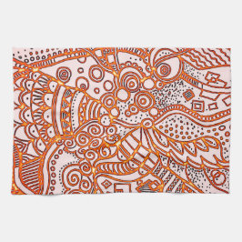 Paño De Cocina Dekoratives Kritzelmuster