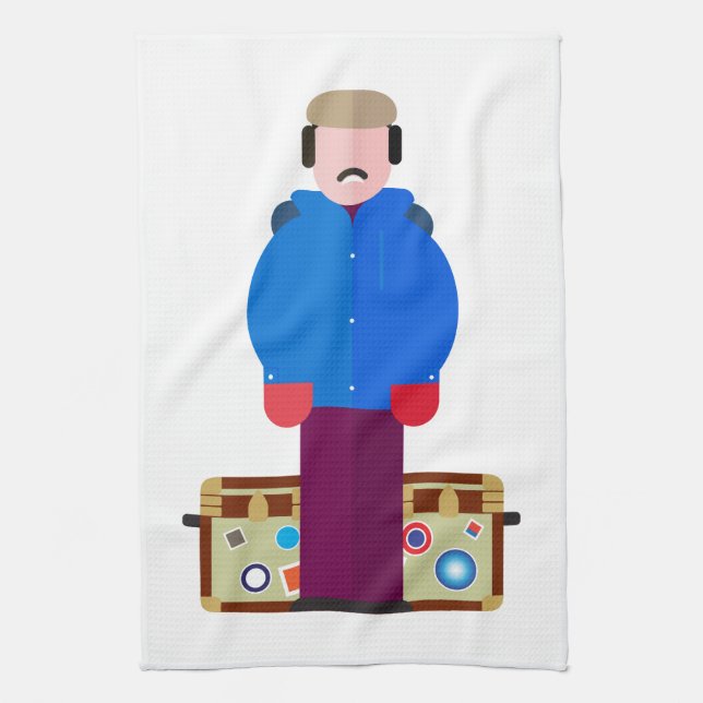 Paño De Cocina Del Griffith – Classic Comedy Kitchen Towel (Vertical)