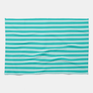 Paño De Cocina Delantal con estampado total verde rayado