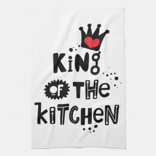 Paño De Cocina Delantal de Chef Real: Rey de la Cocina