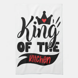 Paño De Cocina Delantal de Chef Real: Rey de la Cocina