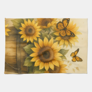 Paño De Cocina Delantal de girasol