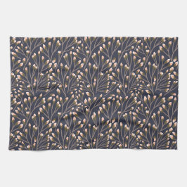 Paño De Cocina Delicate Pink Buds on Brown Branches