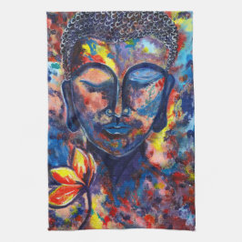 Paño De Cocina Delight Buddha Original Abstract Artwork