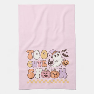 Paño De Cocina Demasiado lindo para hablar Halloween