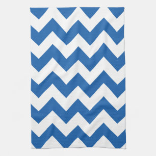 Paño De Cocina Denim Blue Bold Chevron