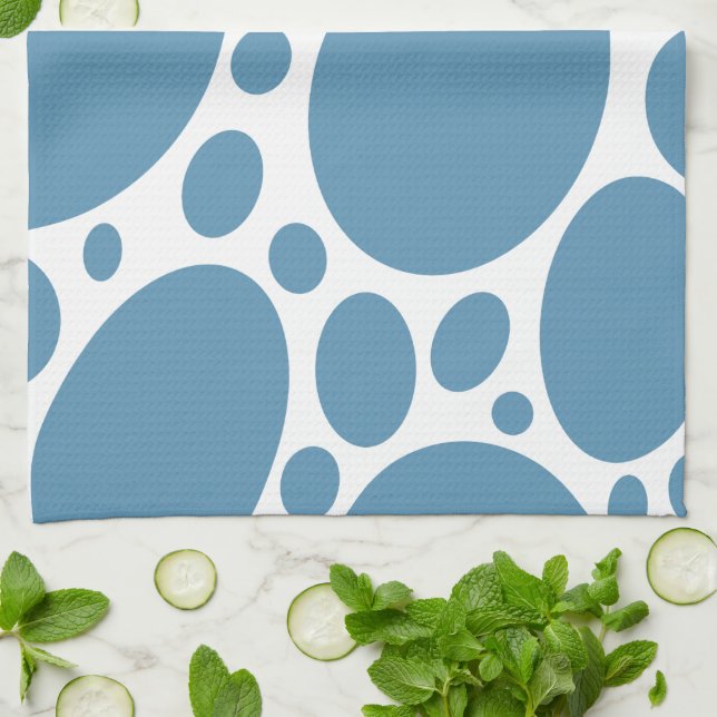 Paño De Cocina Denim Bubbles (Doblado)