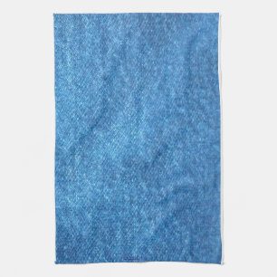 Paño De Cocina Denim Print Kitchen Towel