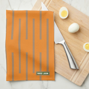 Paño De Cocina Denominación personalizada franjas monográficas na