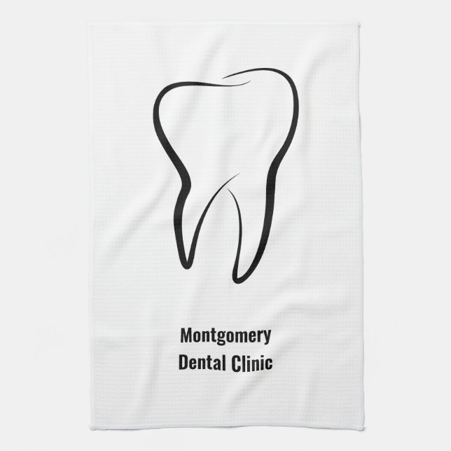 Paño De Cocina Dental Tooth Medical Gráfica Dentistry (Vertical)
