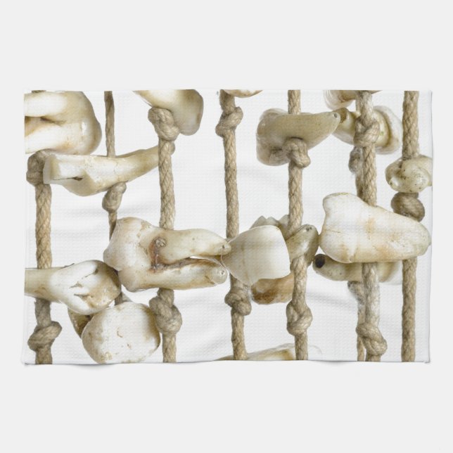 Paño De Cocina Dentista extraído fotografía dental divertida de (Horizontal)