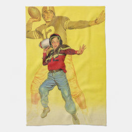 Paño De Cocina Deporte vintage, niño como futuro marionero