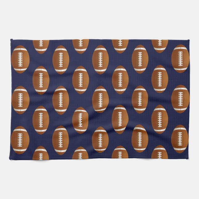 Paño De Cocina Deportes en bolas de fútbol (Horizontal)