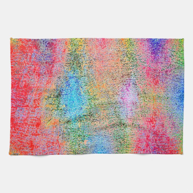 Paño De Cocina Depredación de colores (Horizontal)