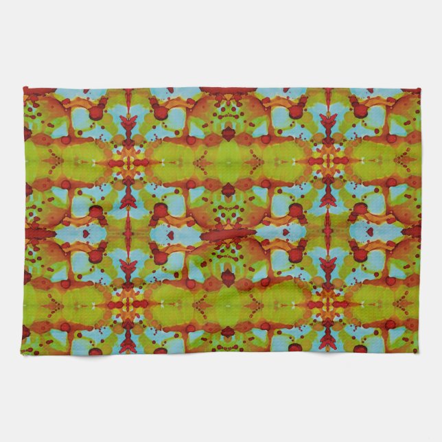 Paño De Cocina Derrame de atardecer (Horizontal)