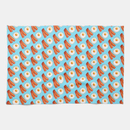 Paño De Cocina Desayuno Bacon Y Huevo